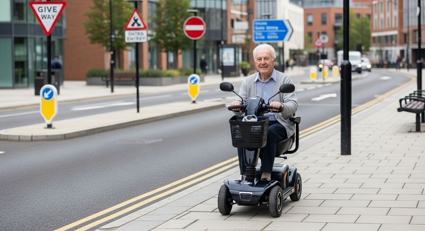 Elderly on a Mobility Scooter